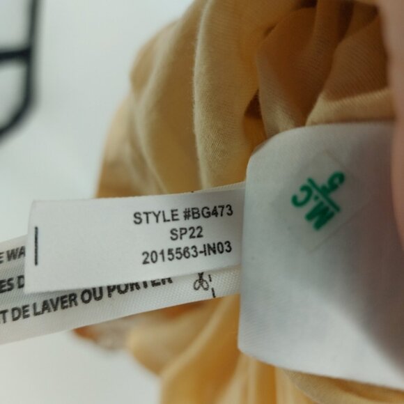 J CREW Womens Floral V-Back LINEN Shirt Dress Sheath Camel Brown BG4… - Picture 8 of 9